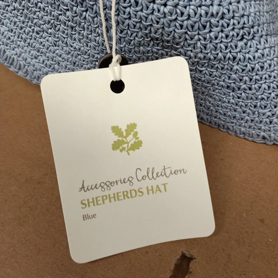 THE NATIONAL TRUST SHEPHERDS HAT BLUE TAGGED