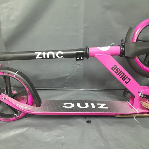 ZINC CRUISER SCOOTER IN PINK/BLACK - COLLECTION ONLY