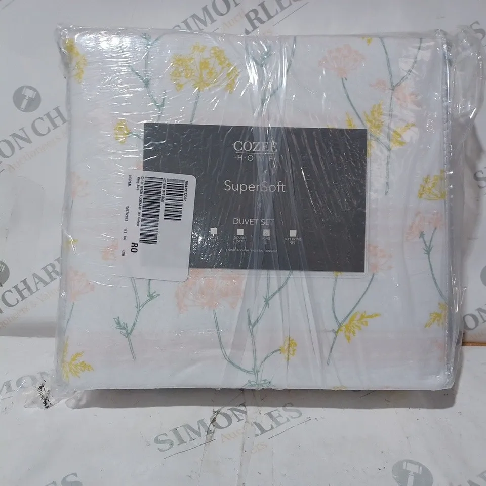 COZEE HOME SUPERSOFT DUVET SET - KING SIZE
