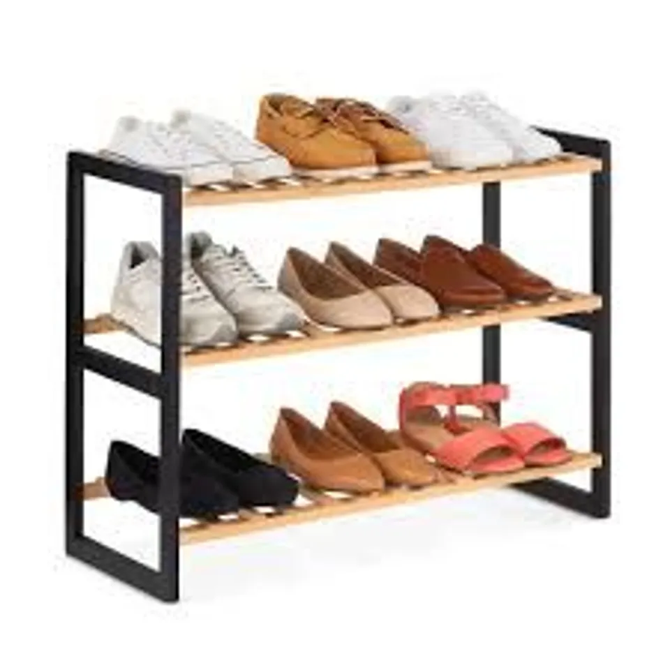 BOXED NEO BAMBOO SHOE RACK