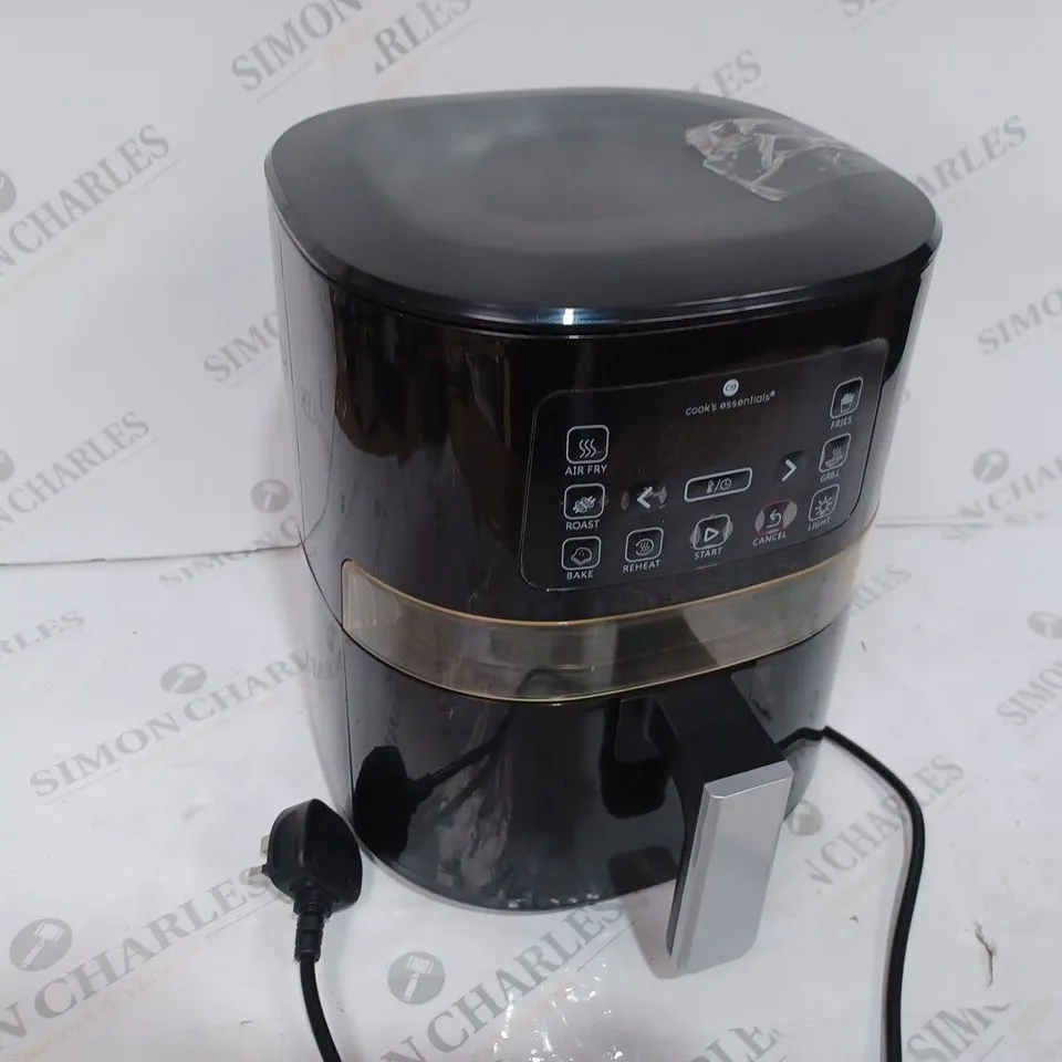 COOK'S ESSENTIALS AIR FRYER - BLACK
