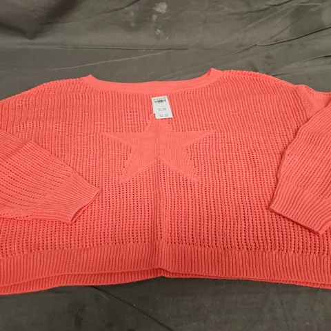 HOLLISTER KNITTED STAR JUMPER - SIZE M