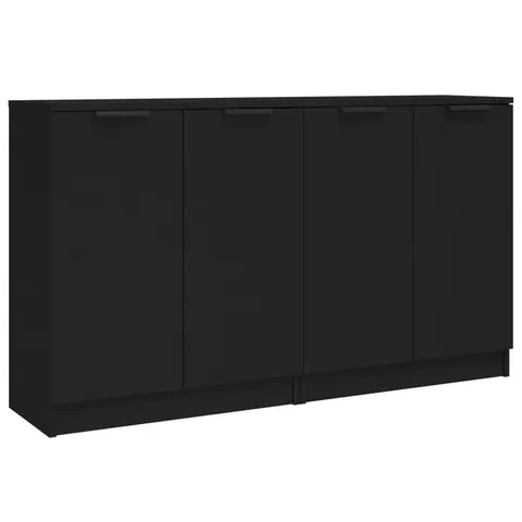 BOXED JARIELIZ 120 CM WIDE SIDEBOARD - BLACK (2 BOXES)