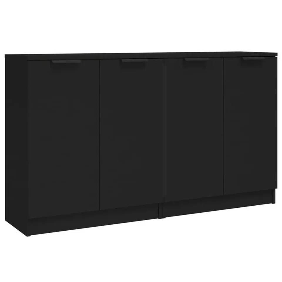 BOXED JARIELIZ 120 CM WIDE SIDEBOARD - BLACK (2 BOXES)