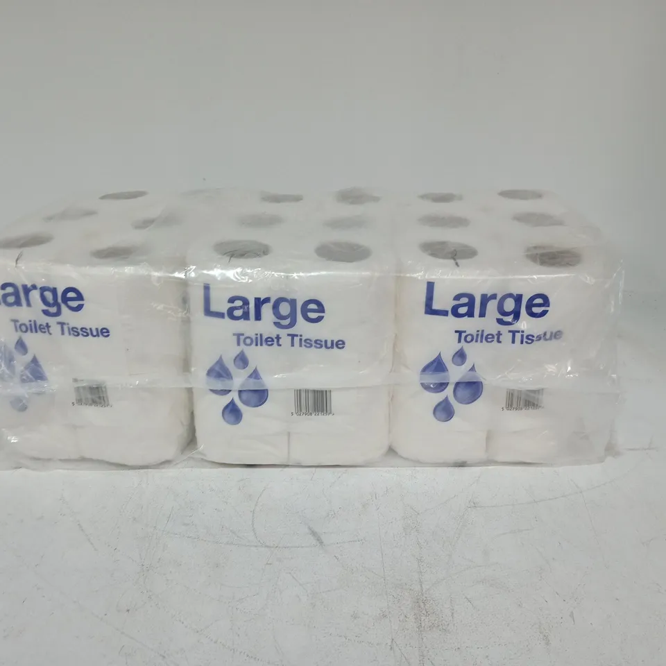 LOT OF 4 LARGE TOILET TISSUE MULTIPACKS - 12 X 12-PACKS