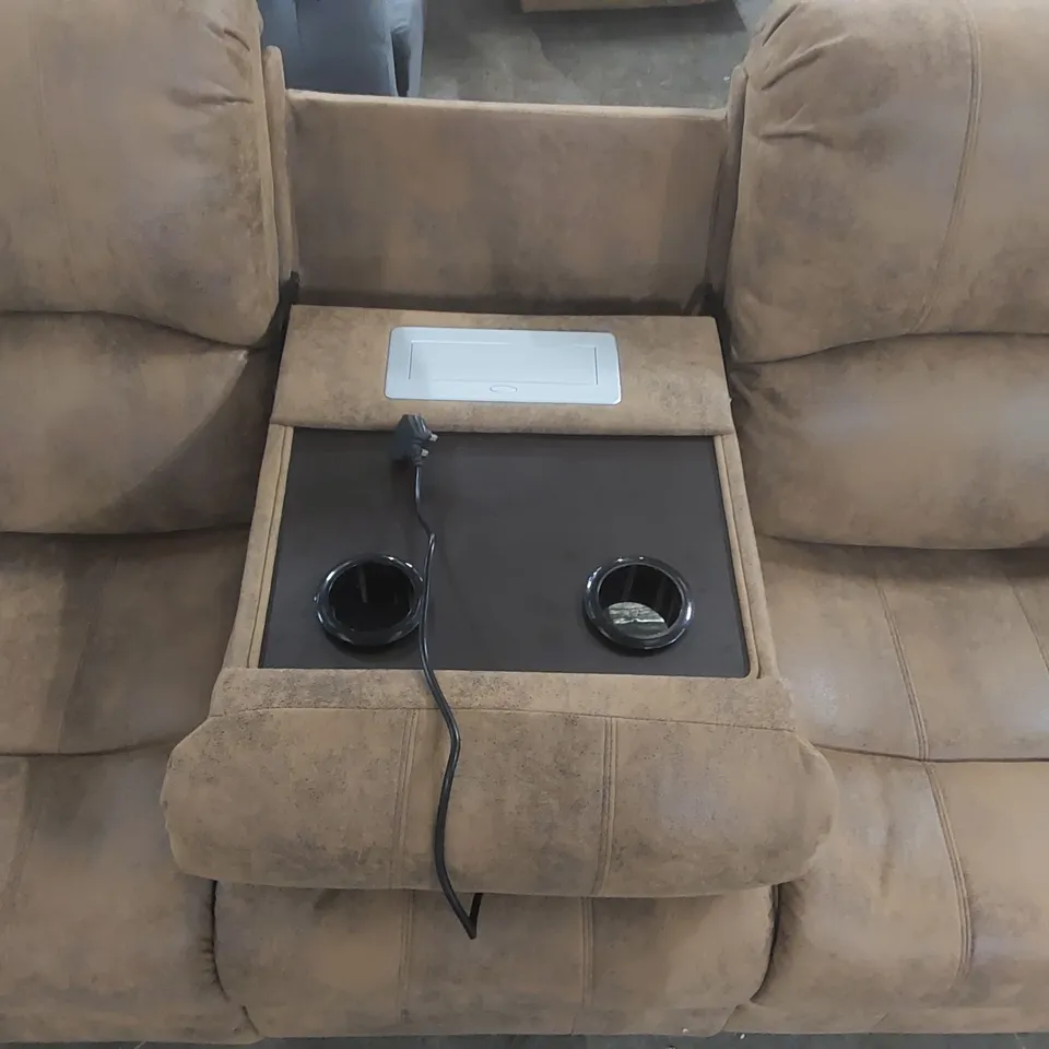 AVERION 3 SEATER FAUX LEATHER MANUAL RECLINING SOFA