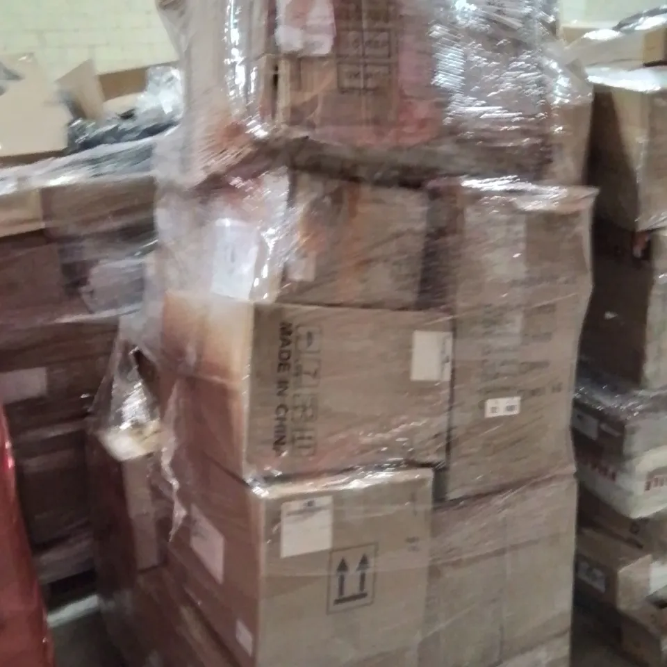 PALLET OF ASSORTED HOUSEHOLD GOODS AND PRODUCTS TO INCLUDE;3D PEN,RETRACTABLE SAFETY GATE,LIGHT STRIP