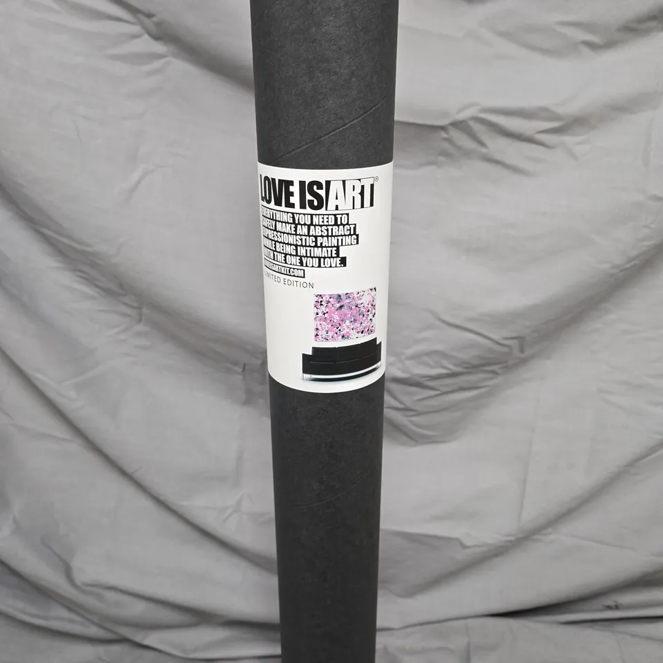 LOVE IS ART ABSTRACT EXPRESSIONISTIC PAINTING KIT