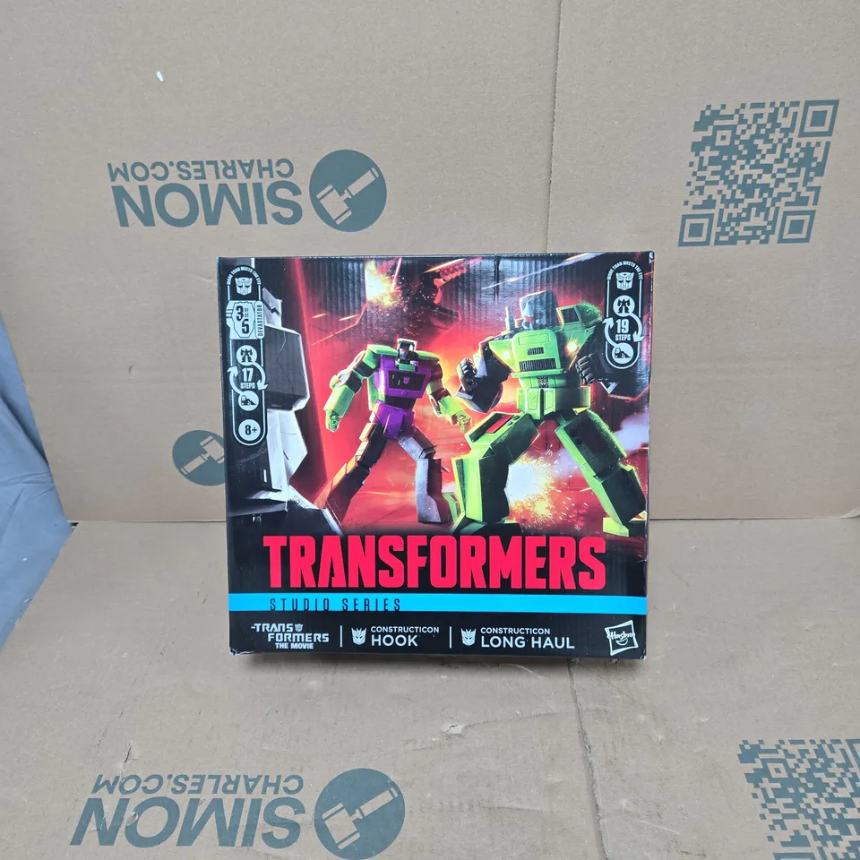 TRANSFORMERS STUDIO SERIES CONSTRUCTION HOOK/LONG HAUL TOY BOXED