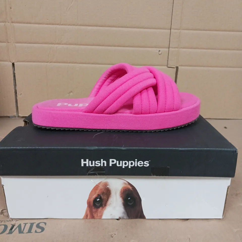 HUSH PUPPIES SIENNA SLIDERS PINK SIZE 7