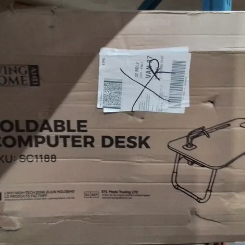 BOXED FOLDABLE COMPUTER DESK
