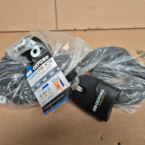 OXFORD HARDCORE XC13 CHAIN & PADLOCK BIKE SECURITY LOCK