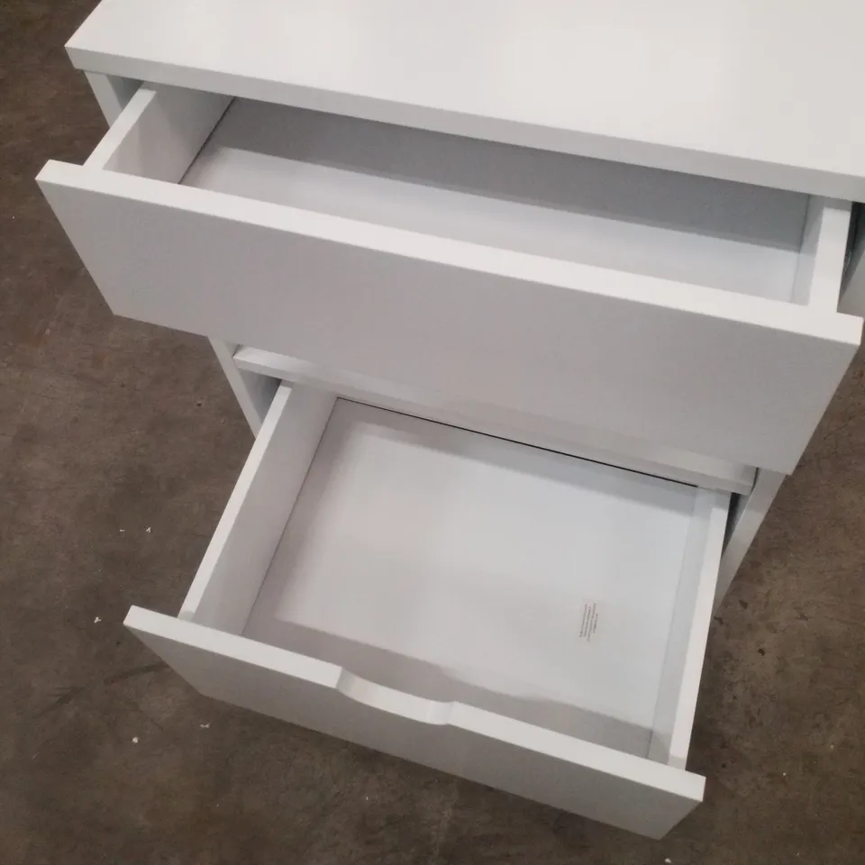 EILISH 2 DRAWERS BEDSIDE TABLE