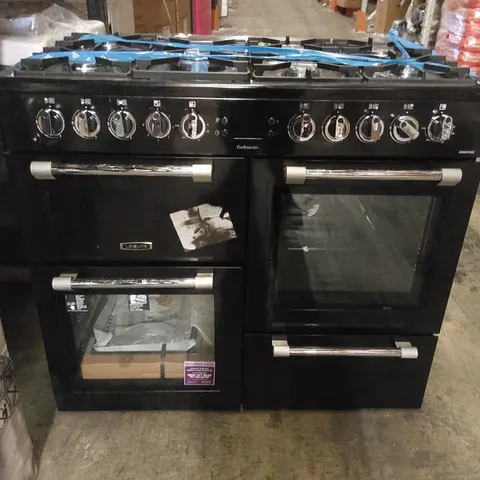 LEISURE COOKMASTER 100 CK100F232K 100CM DUAL FUEL RANGE COOKER - BLACK - A/A RATED
