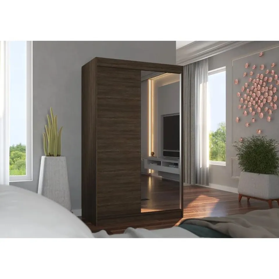BOXED CASSAL 2 DOOR SLIDING WARDOBE (2 BOXES)