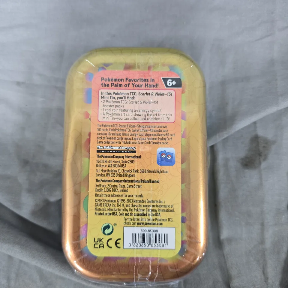 POKÉMON TRADING CARD GAME MINI TIN – SCARLET & VIOLET 151