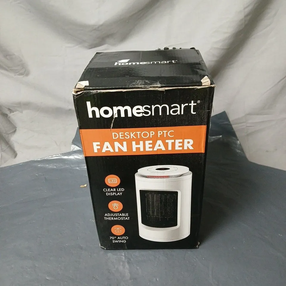 HOMESMART DESKTOP PTC FAN HEATER BOXED