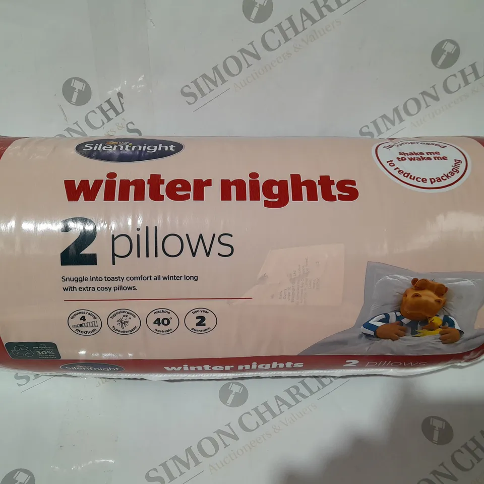 SILENT NIGHT WINTERNIGHT 2 PILLOWS 