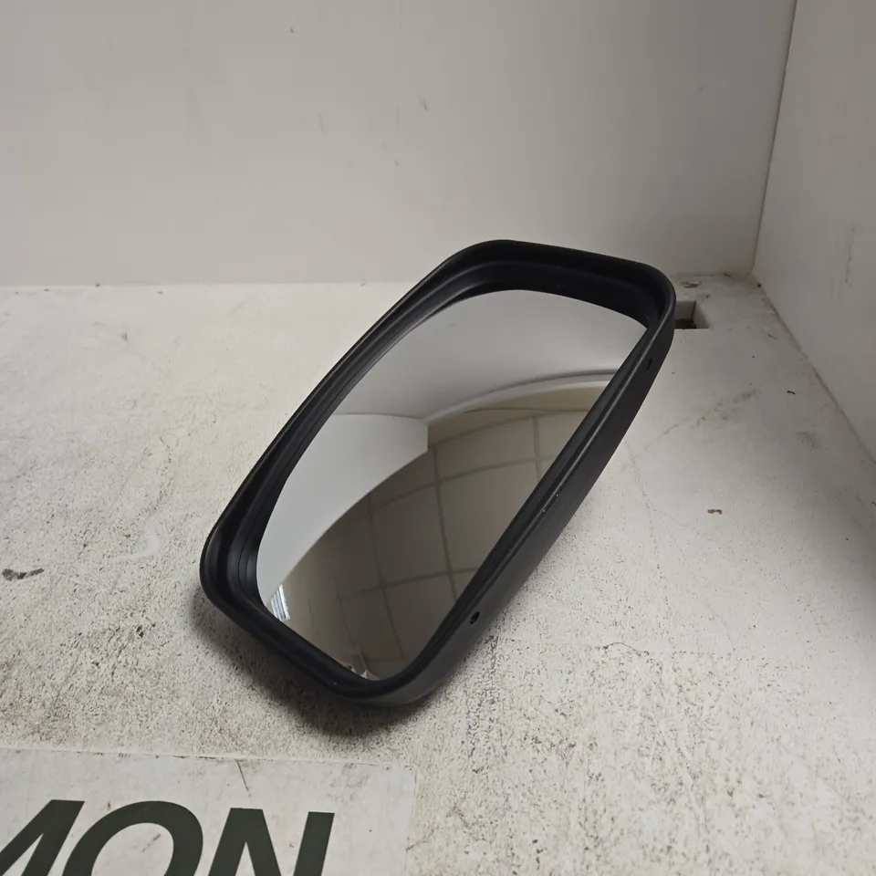 VEHICLE WING MIRROR GLASS WITH BLACK BEZEL – REPLACEMENT PART
