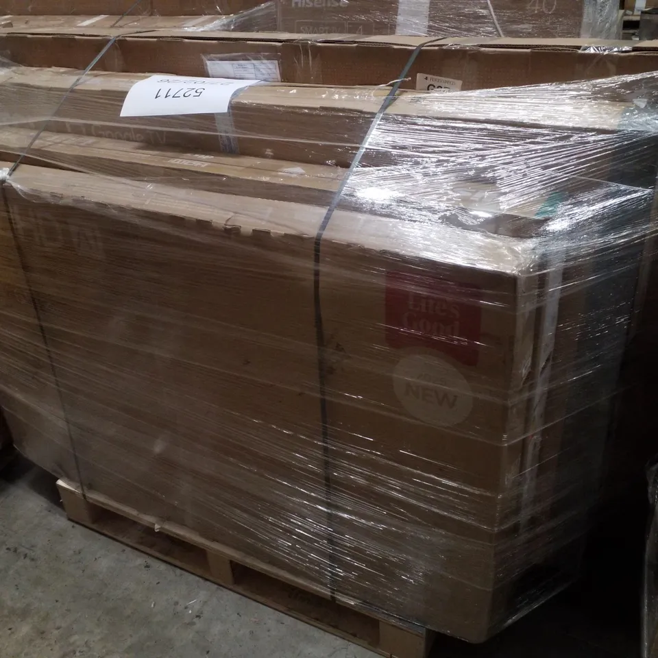 PALLET CONTAINING APPROXIMATELY 6 ASSORTED DAMAGED TVS