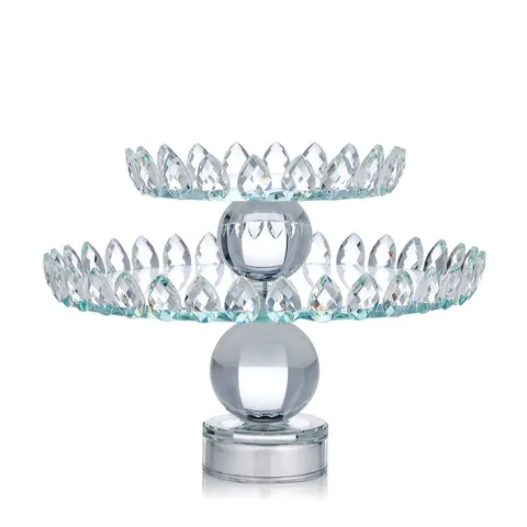 JM BY JULIEN MACDONALD CRYSTAL LOTUS LED CAKE STAND