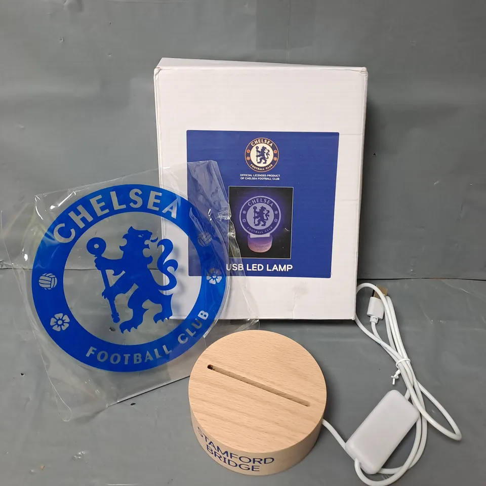 BOXED CHELSEA FC USB LED LAMP 