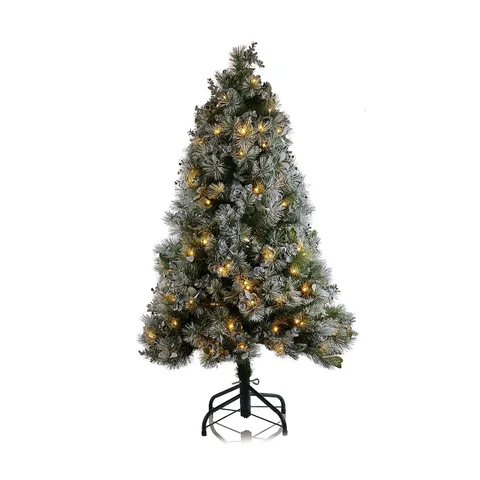 BOXED ALISON CORK SUGAR SPRUCE TREE - NATURAL 5 FT - COLLECTION ONLY