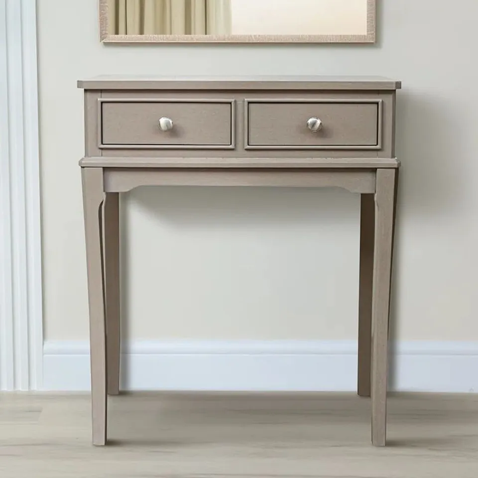 BOXED BARANOWSKI WOODEN CONSOLE TABLE FOR LIVING ROOM FURNITURE