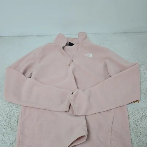 THE NORTH FACE PINK FLEECE JACKET - M