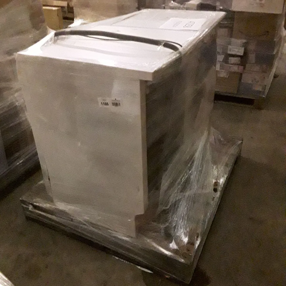 CANDY 8KG FREESTANDING CONDENSER TUMBLE DRYER AND ZANUSSI FREESTANDING STANDARD DISHWASHER WHITE UNPROCESSED RAW RETURNS