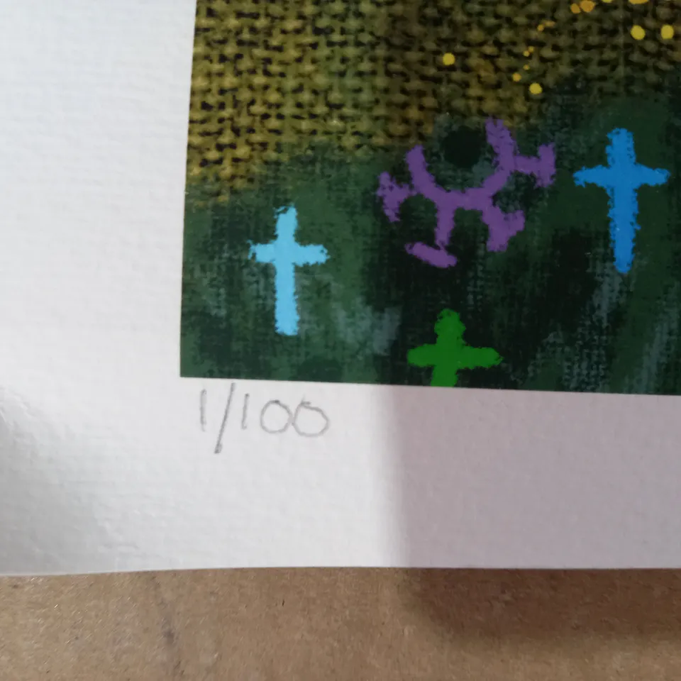 GUSTAV KLIMT "THE KISS" SIGNED LIMITED EDITION ARTWORK (1/100)