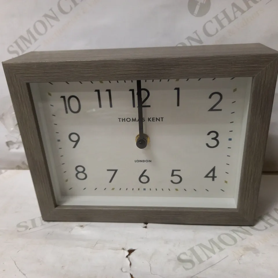 THOMAS KENT SMITHFIELD MANTEL CLOCK, LIMESTONE