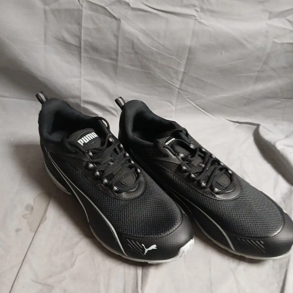 PUMA BLACK RUNNING SHOES – MEN'S, UK 11 