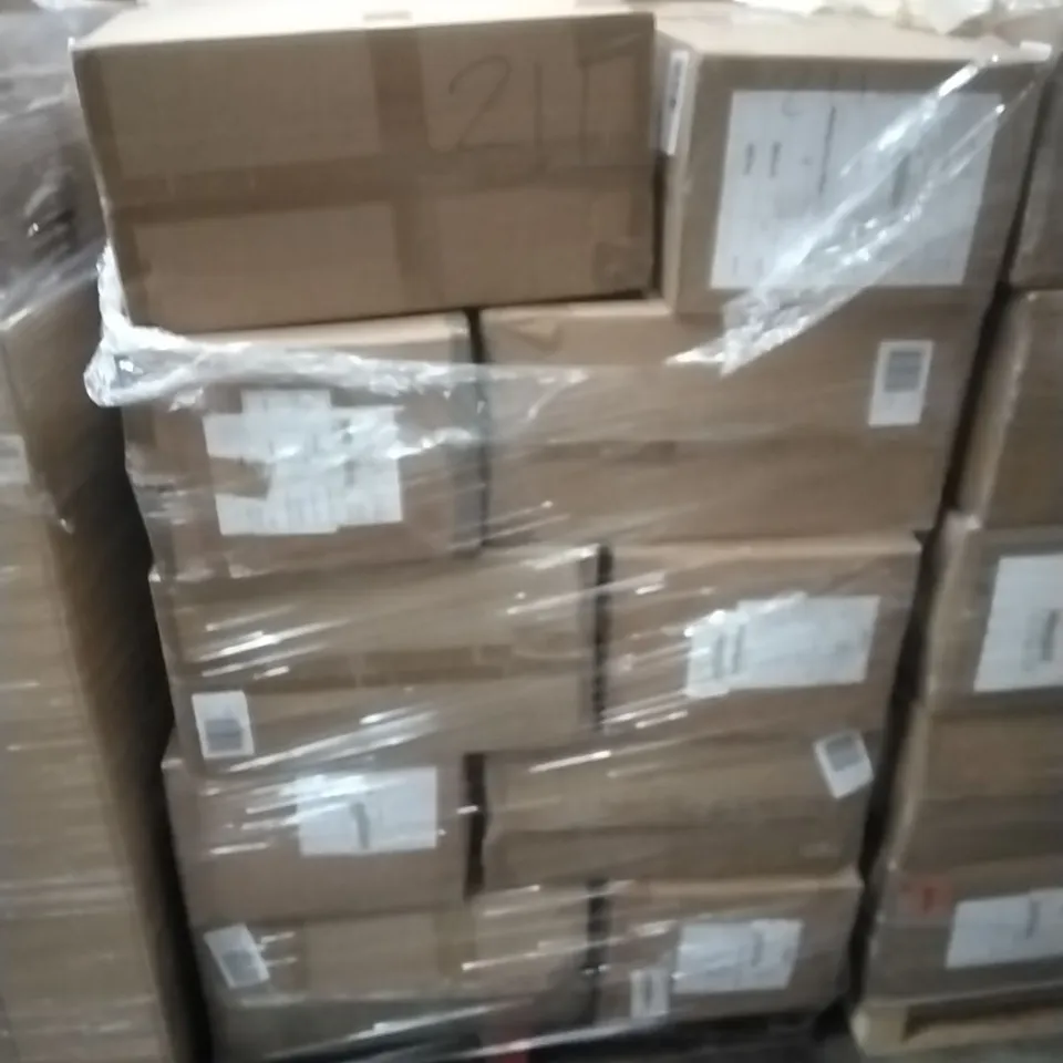 PALLET OF BRAND NEW WOMENS QUALITY DESIGNER CLOTHES APPROXIMATELY 130 TO INCLUDE; COATS, SHIRTS, TOPS ETC