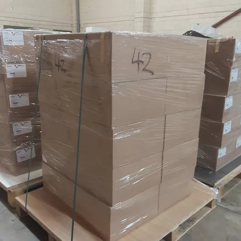 PALLET CONTAINING A LARGE QUANTITY OF ASSORTED BATHROOM FURNITURE PARTS INCLUDING: VELDEAU VANITY CARCASSES ECT