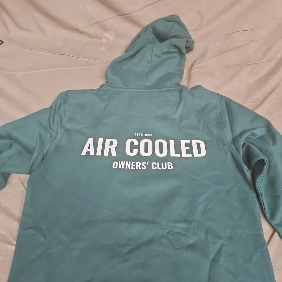 AIR COOLED OWNERS' CLUB HOODIE – TEAL – XS