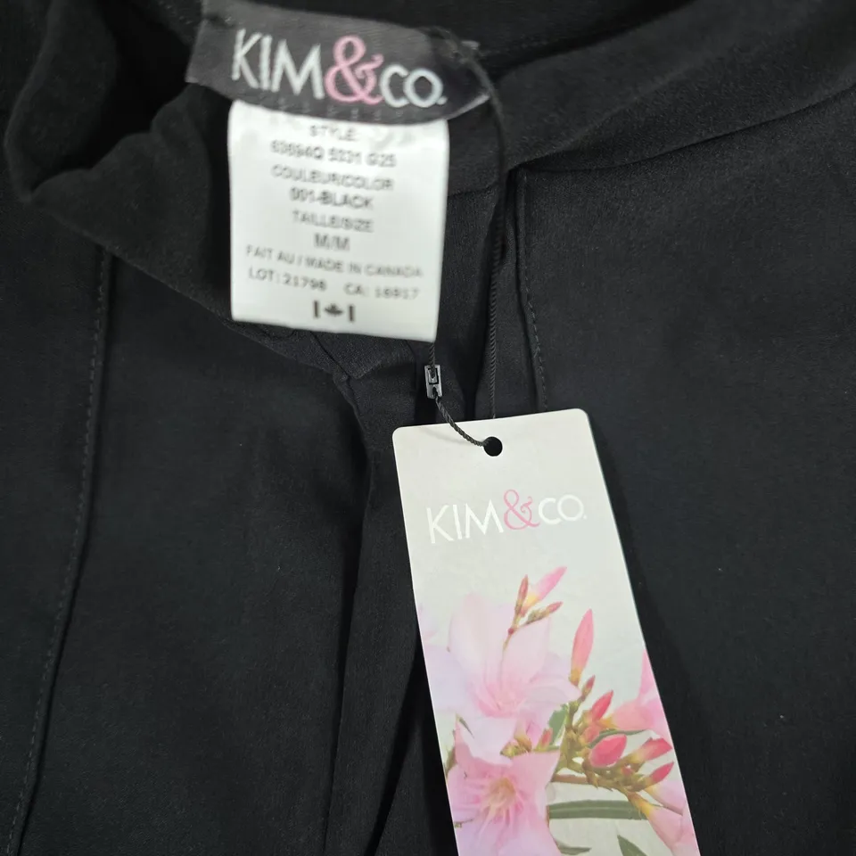 KIM & CO. WOMEN'S BLACK TROUSERS – SIZE M (MEDIUM)