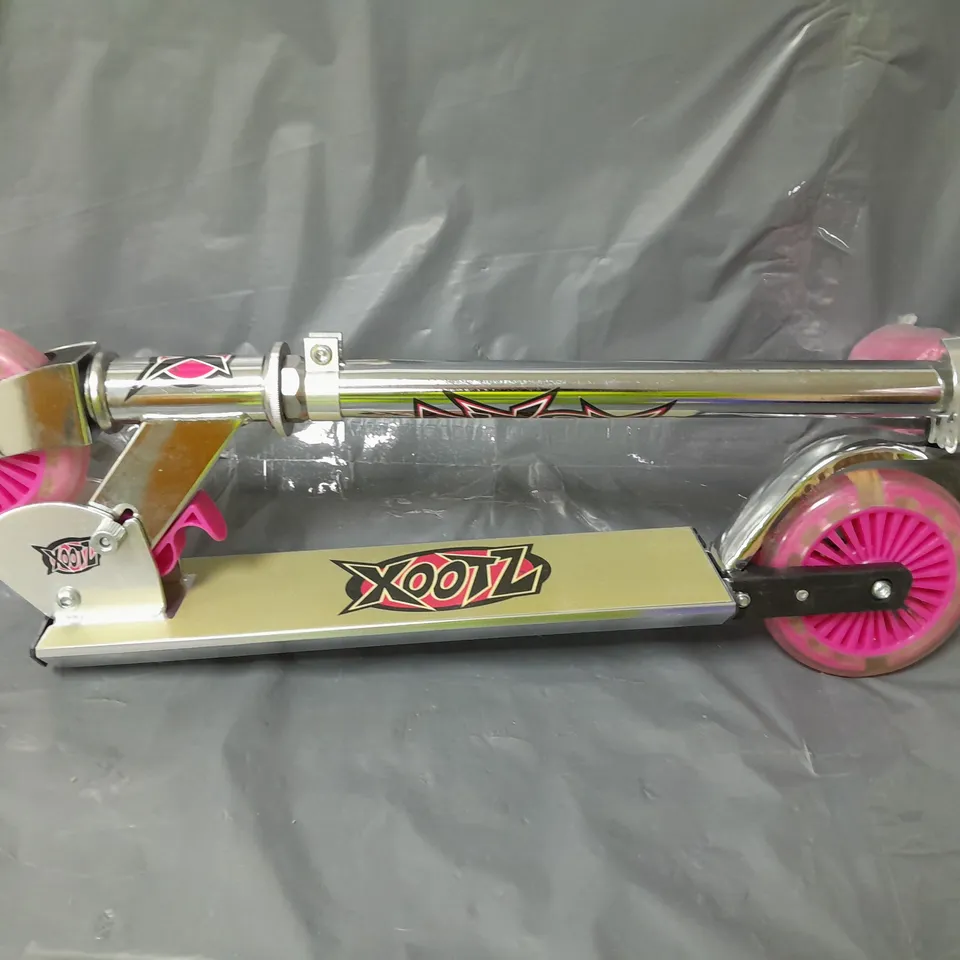 KIDS XOOTZ FOLDING SCOOTER PINK
