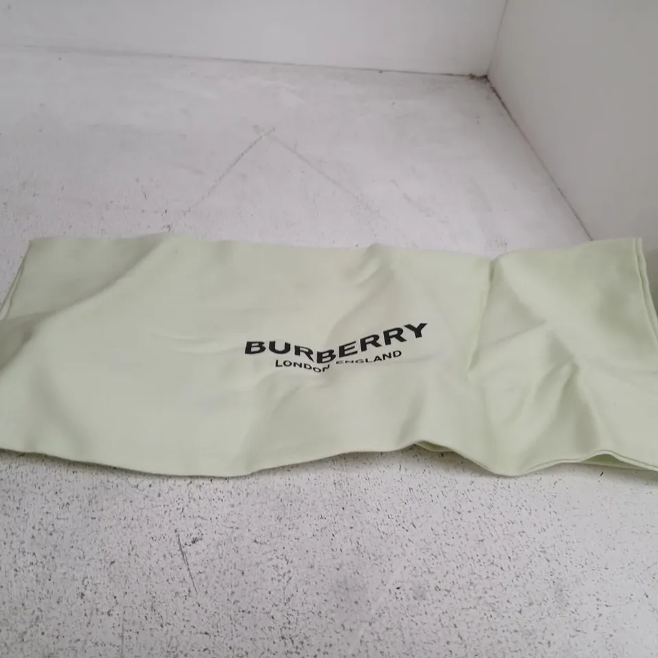 BURBERRY BROWN LEATHER KNEE-HIGH BOOTS WITH BUCKLE – UK7 (EUR40)