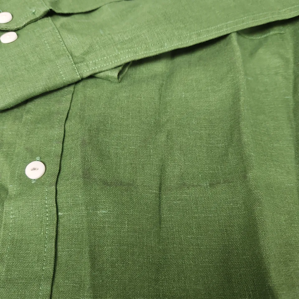 WNU THE WEEKEND HEMP GREEN SHIRT – MEN'S, SIZE M