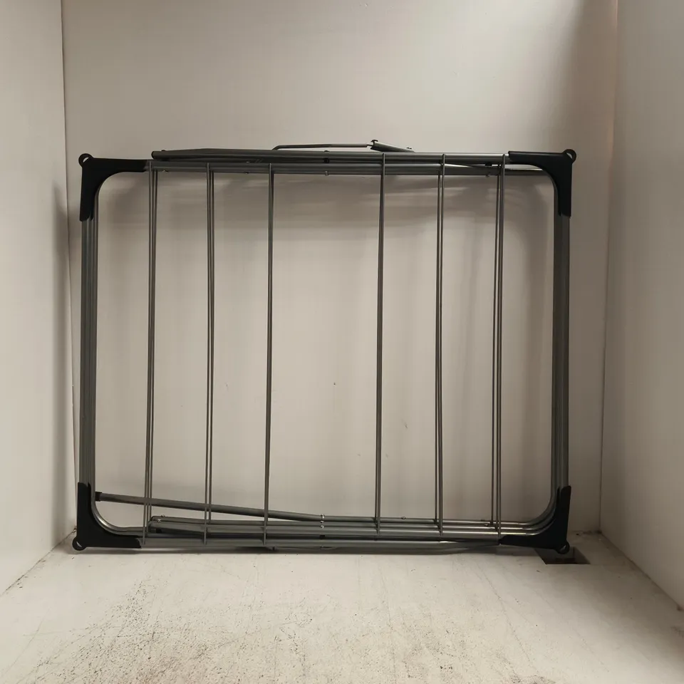 1ABOVE 3-TIER AIRER CLOTHES DRYING RACK – BLACK & GREY, SPACE-SAVING FOLDING DESIGN