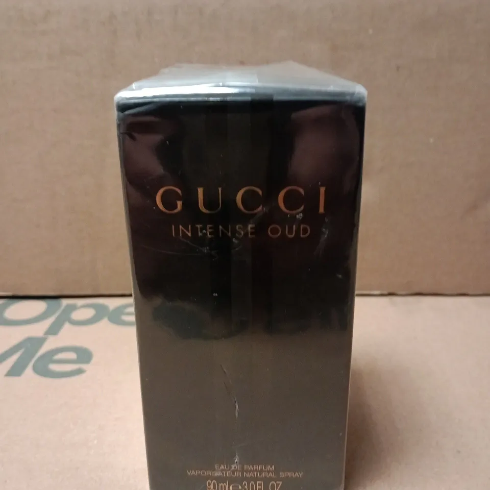 BOXED AND SEALED GUCCI INTENSE OUD EAU DE PARFUM 90ML 
