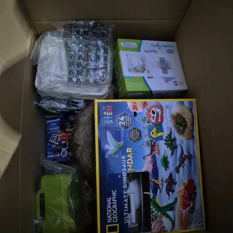 LARGE BOX OF ASSORTED TOYS AND GAMES