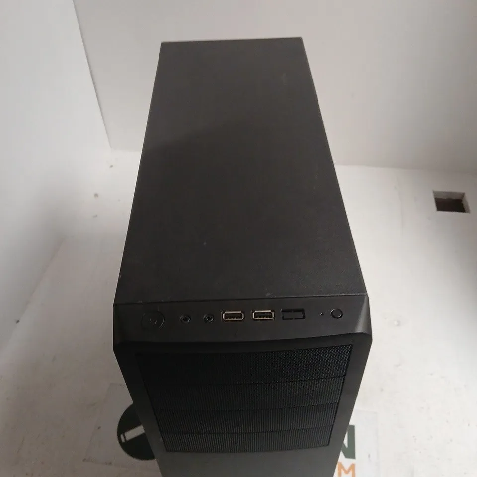 DESKTOP PC TOWER – BLACK MID-TOWER CHASSIS CASE ONLY