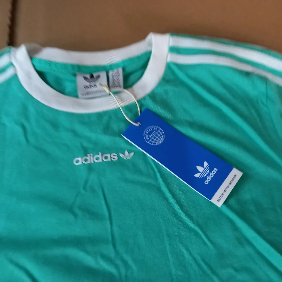 ADIDAS GREEN T-SHIRT - UK6