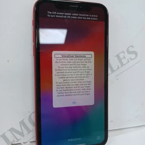 BOXED IPHONE XR IN RED