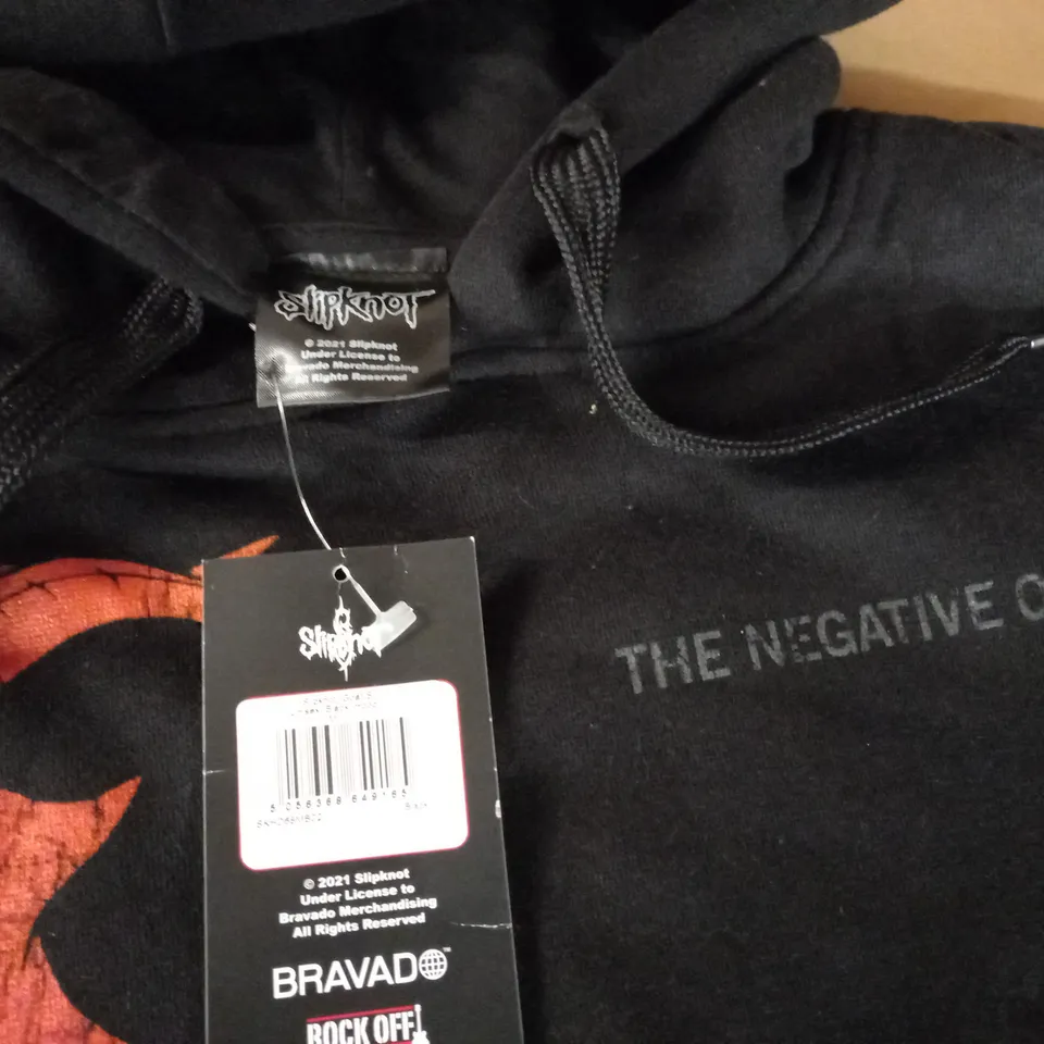 SLIPKNOT THE NEGATIVE ONE BLACK HOODIE - M