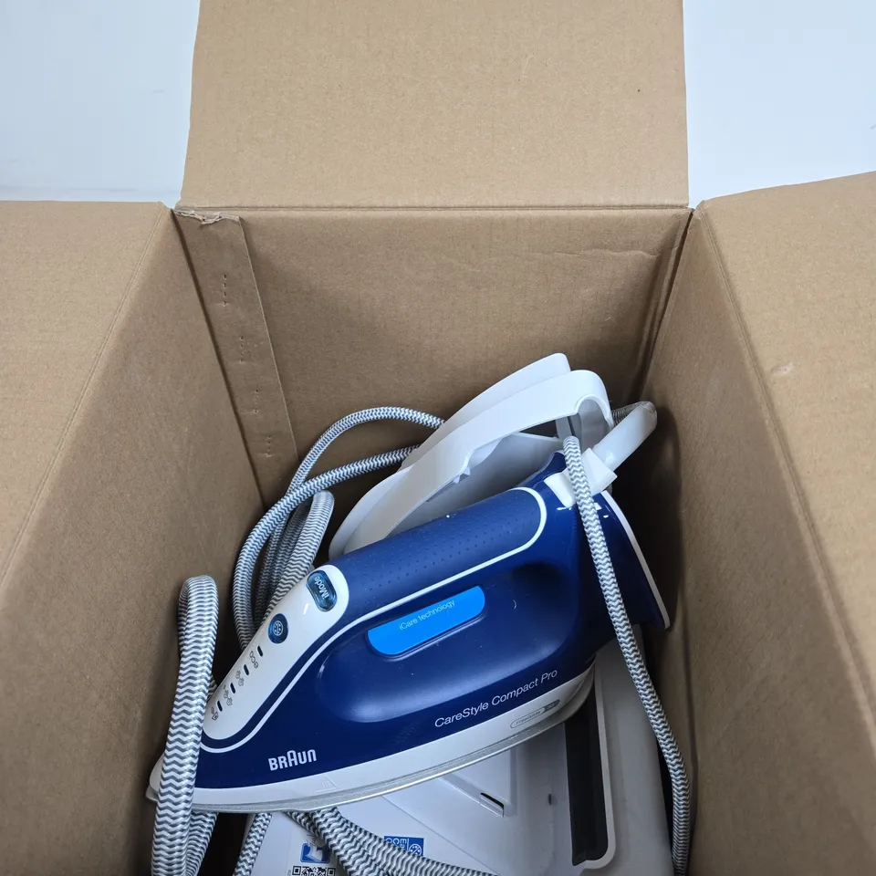 BRAUN CARESTYLE COMPACT STEAM STATION BOXED