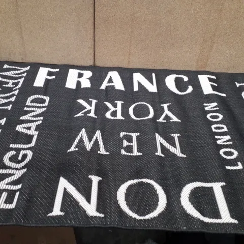 BRAND NEW PACO HOME COUNTRY 675 AREA RUG IN ANTHRACITE (80X200CM)