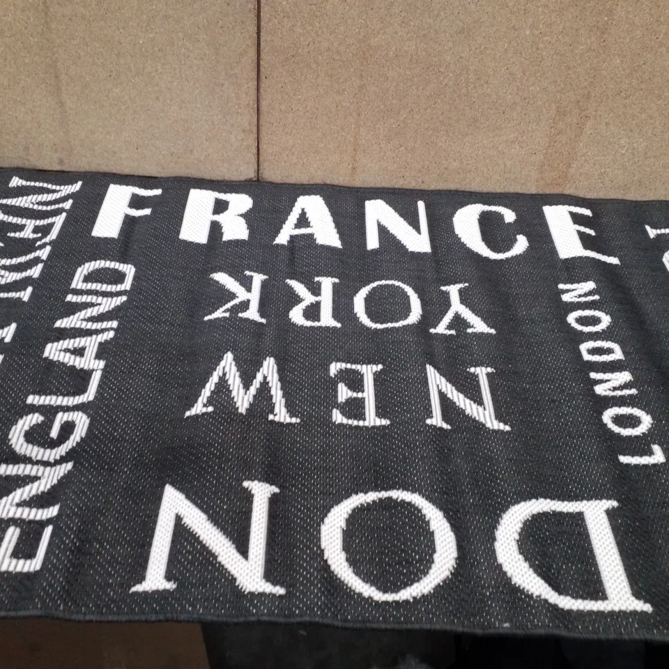 BRAND NEW PACO HOME COUNTRY 675 AREA RUG IN ANTHRACITE (80X200CM)
